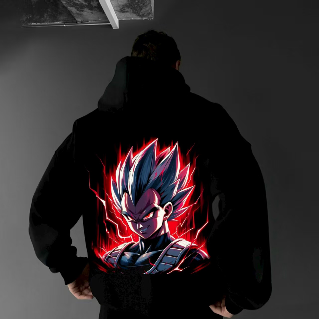 Männer und Frauen können sich beide mit einem super großen Cartoon-Druck-Sport-Hoodie auskennen.