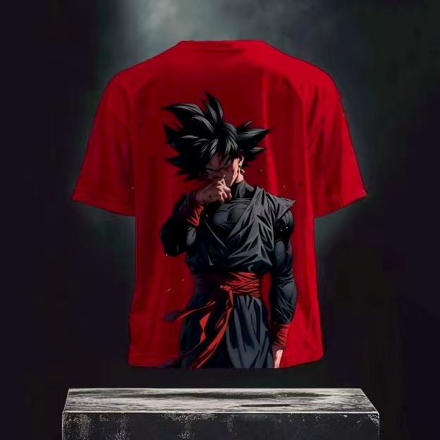 Ein Unisex-Anime-inspirierter Vintage-T-Shirt