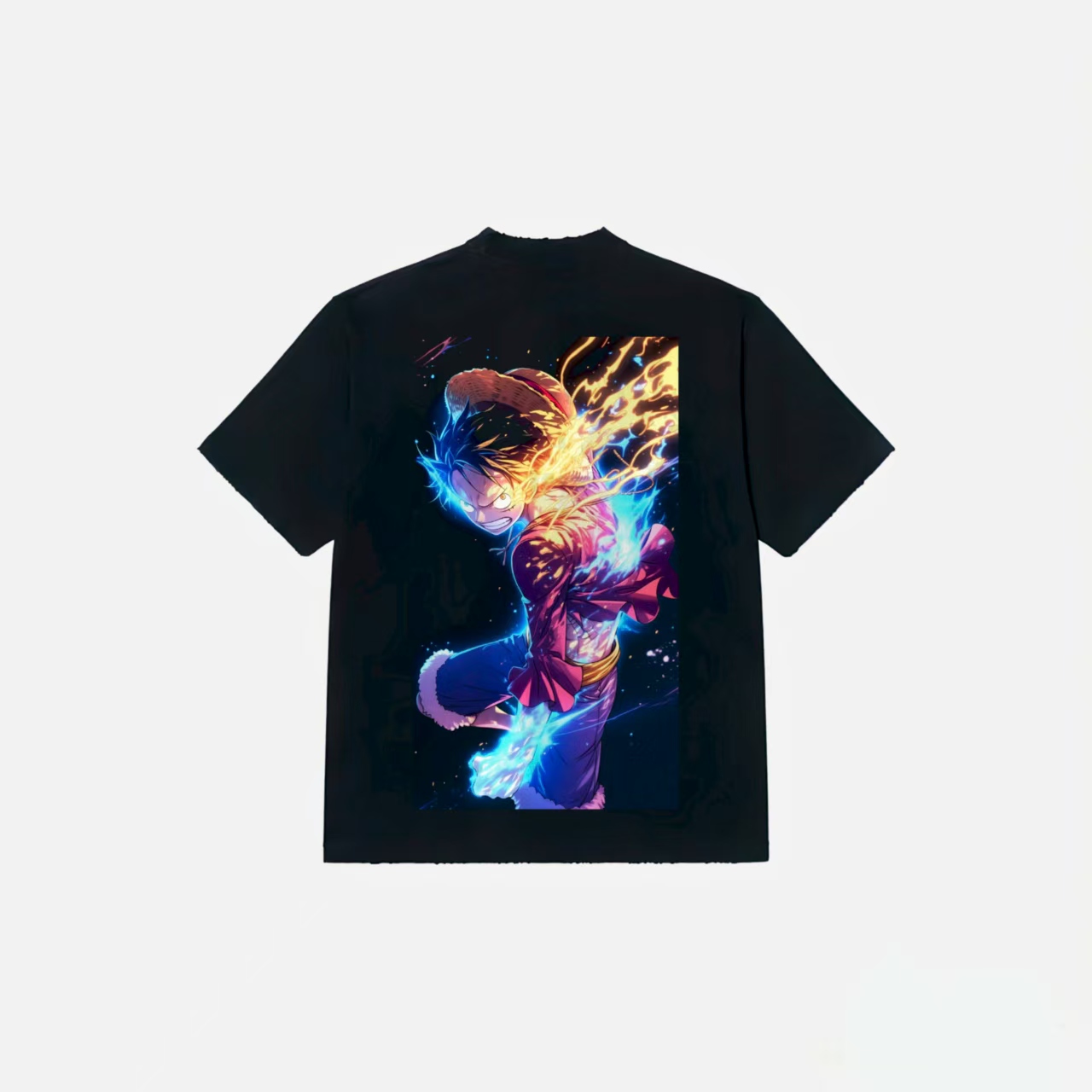 Piraten King Luffy Anime Männer- und Frauen-Äquivalent T-Shirt